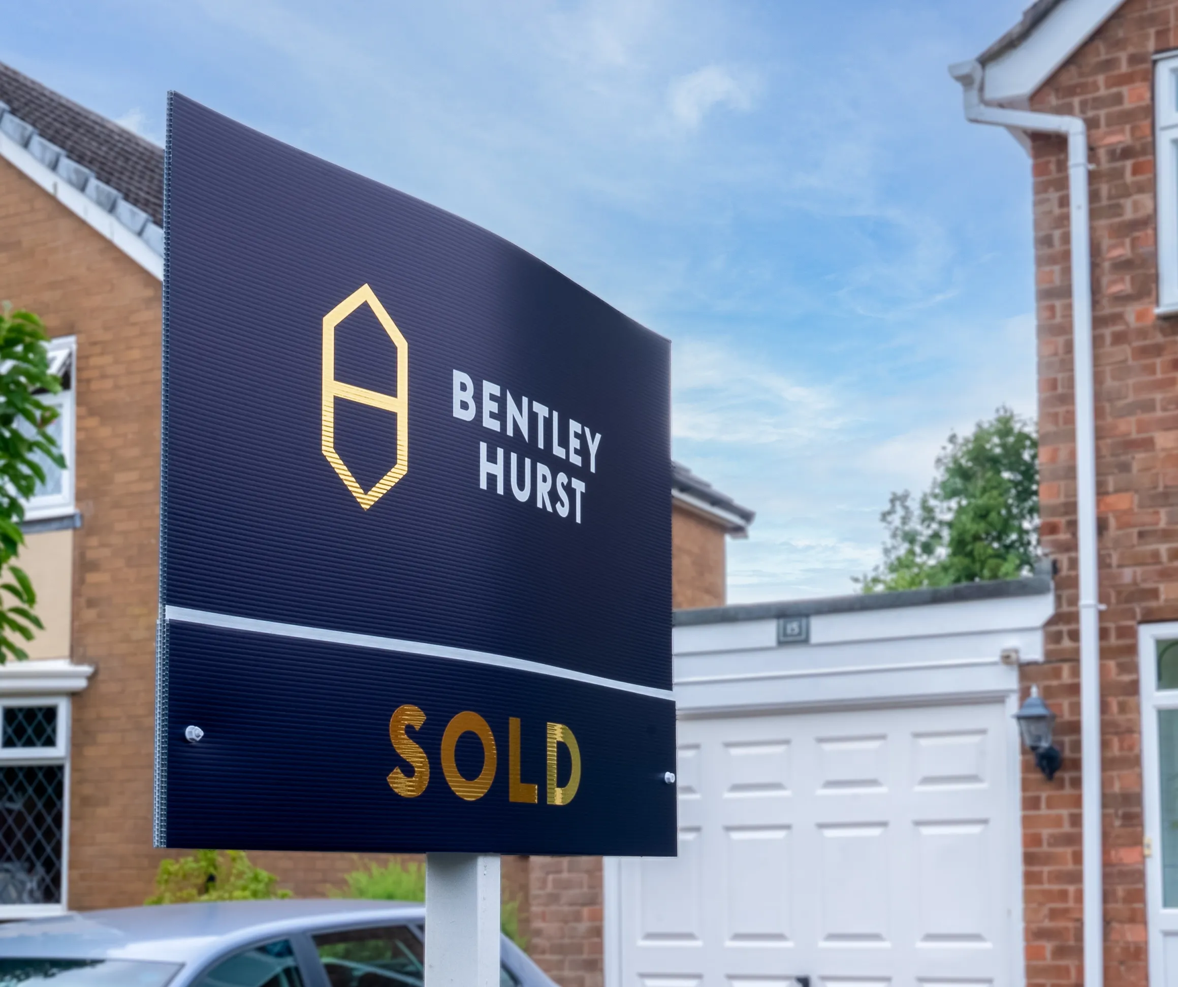 Bentley Hurst signage in Hale