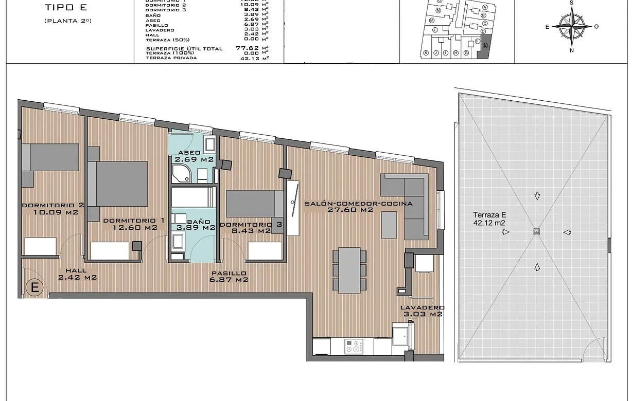 3 bedroom penthouse for sale - Bentley Hurst