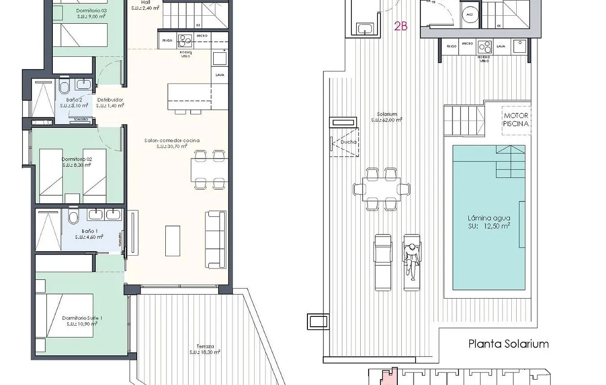 3 bedroom penthouse for sale - Bentley Hurst