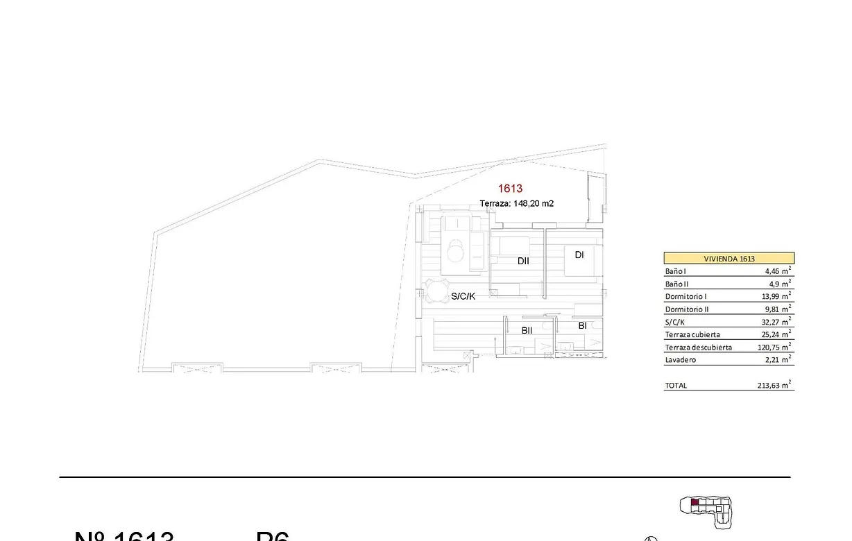 2 bedroom penthouse for sale - Bentley Hurst