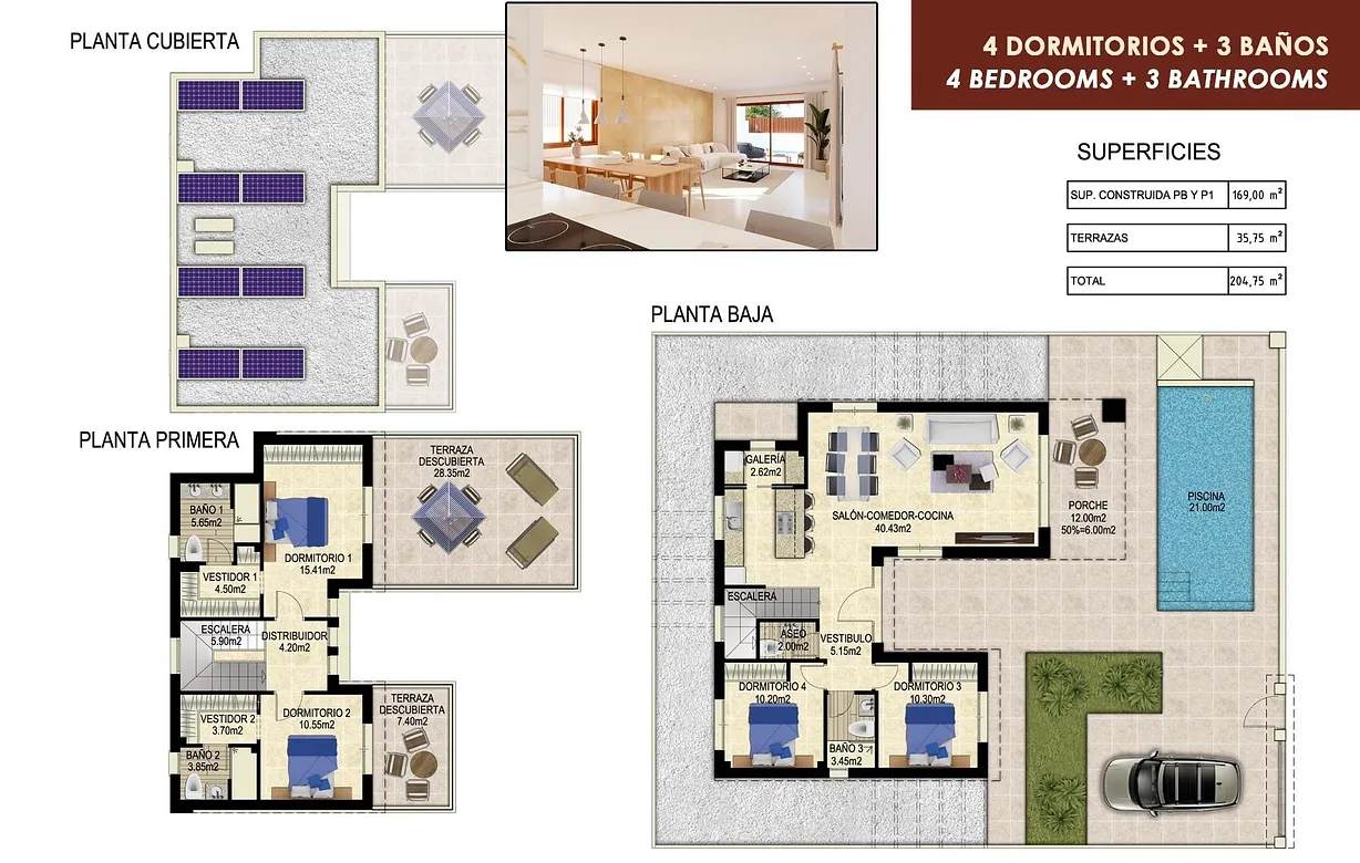 4 bedroom villa for sale - Bentley Hurst