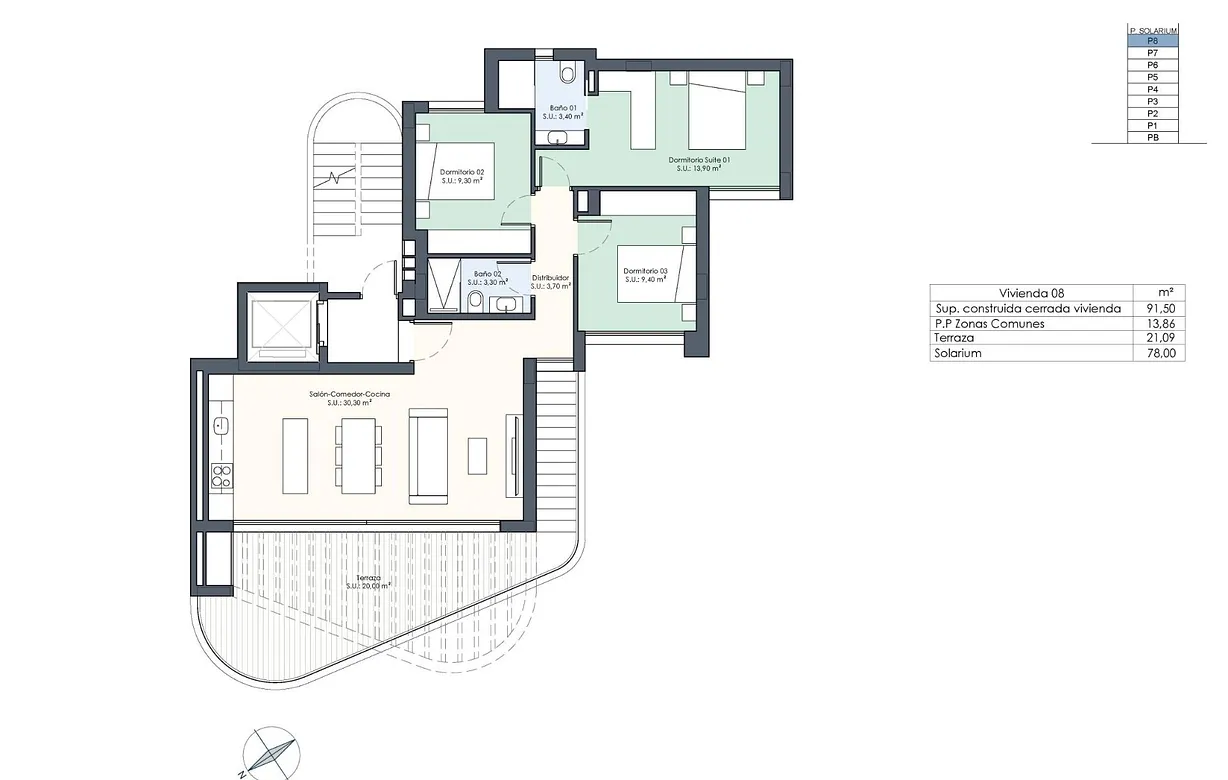 3 bedroom penthouse for sale - Bentley Hurst