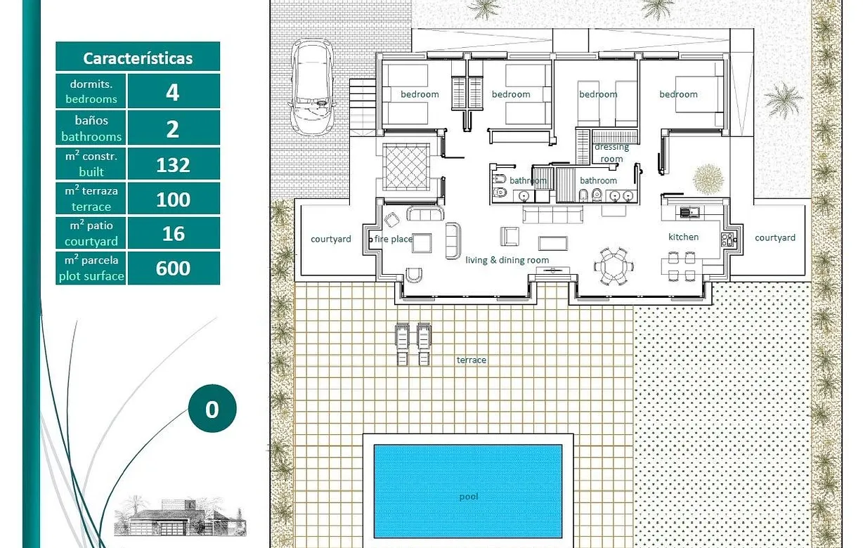 4 bedroom villa for sale - Bentley Hurst