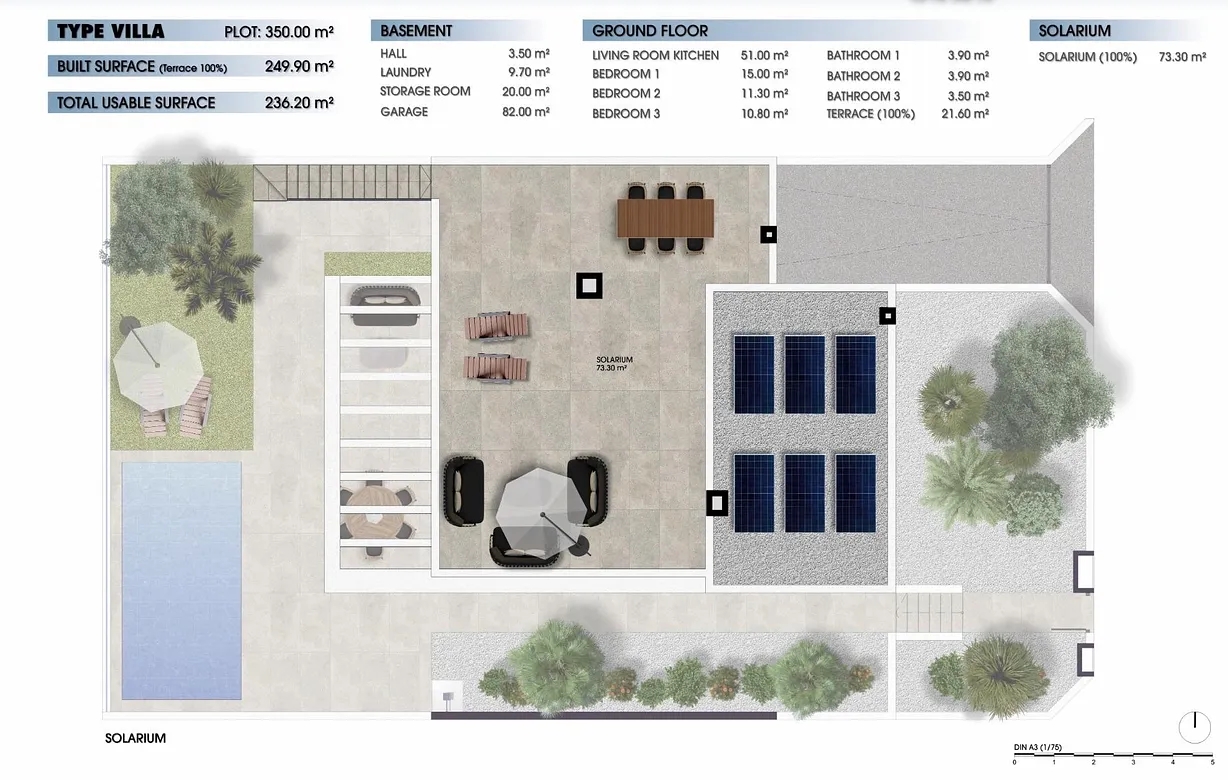 3 bedroom villa for sale - Bentley Hurst
