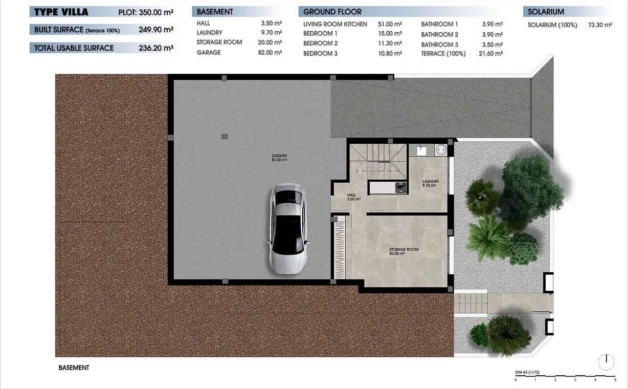 3 bedroom villa for sale - Bentley Hurst