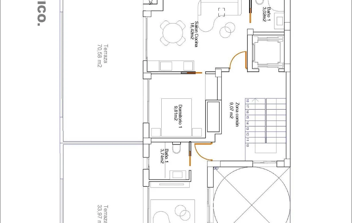 1 bedroom penthouse for sale - Bentley Hurst