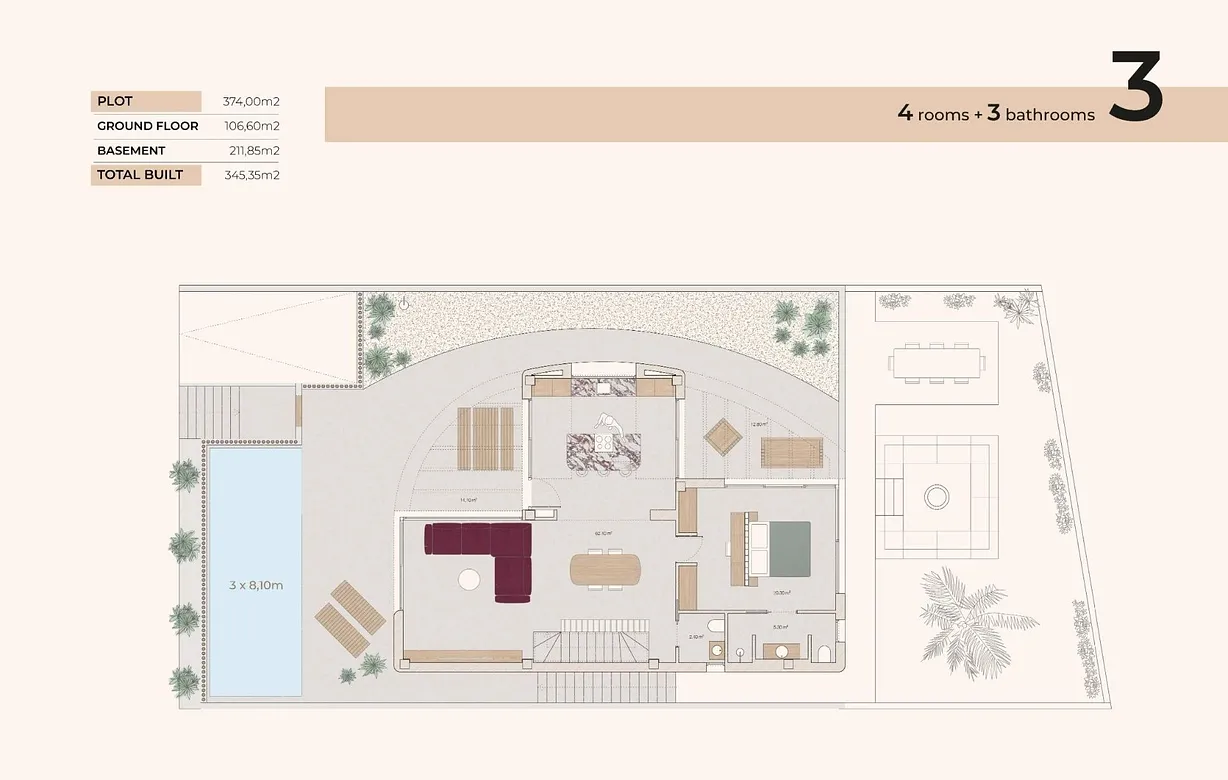 4 bedroom villa for sale - Bentley Hurst