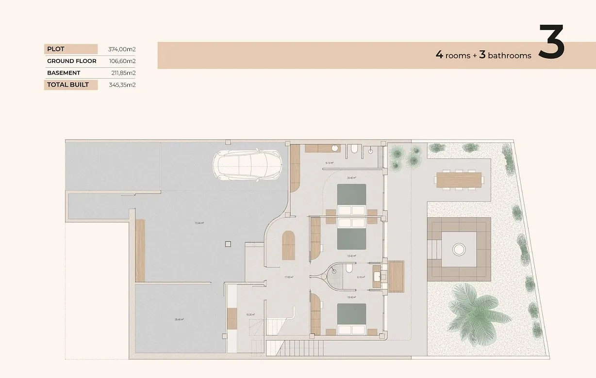 4 bedroom villa for sale - Bentley Hurst