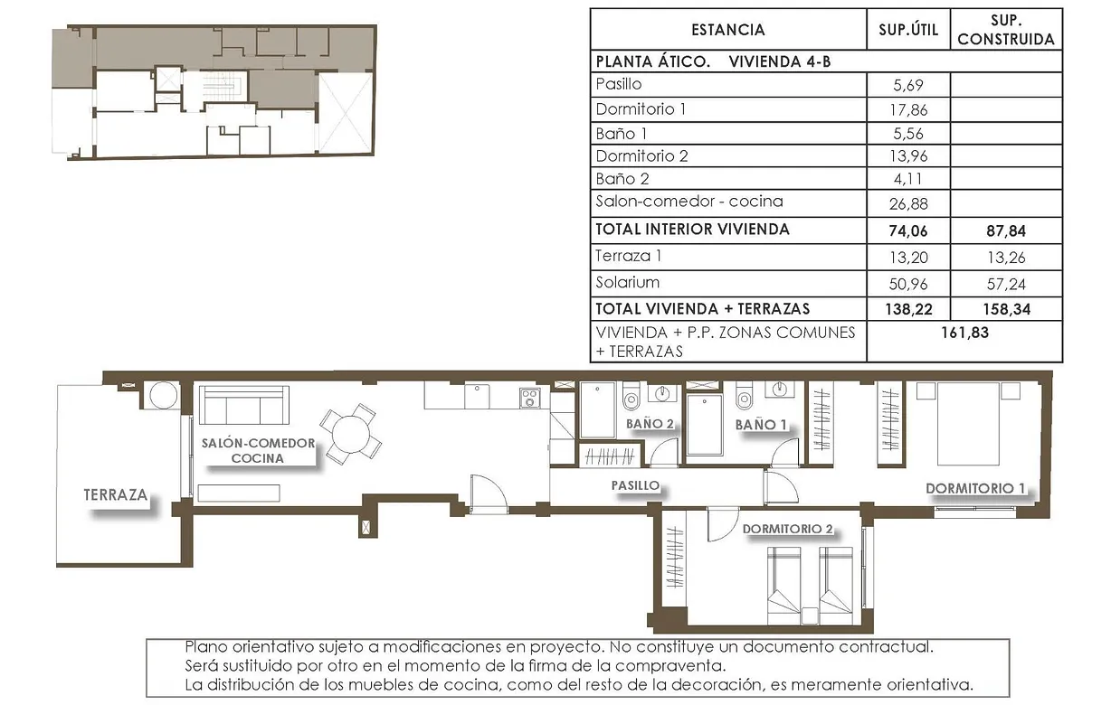 2 bedroom penthouse for sale - Bentley Hurst