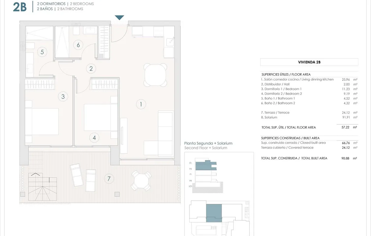 2 bedroom penthouse for sale - Bentley Hurst