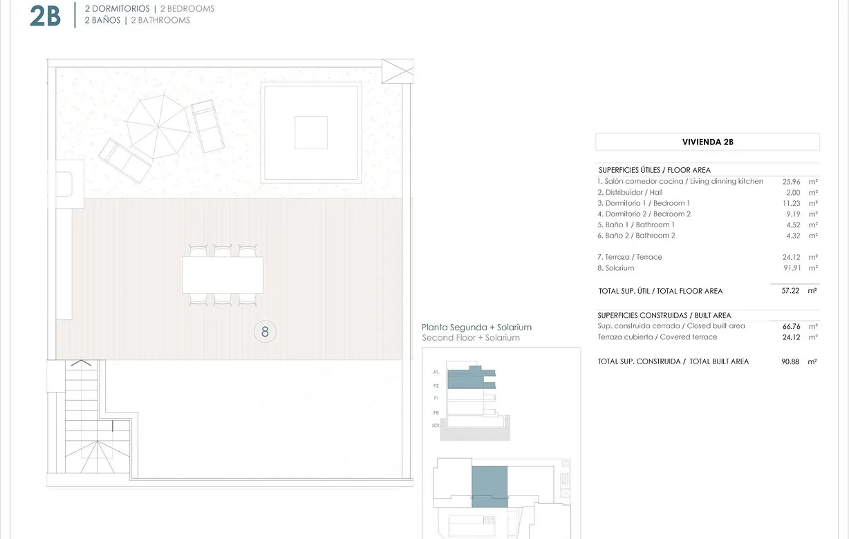 2 bedroom penthouse for sale - Bentley Hurst