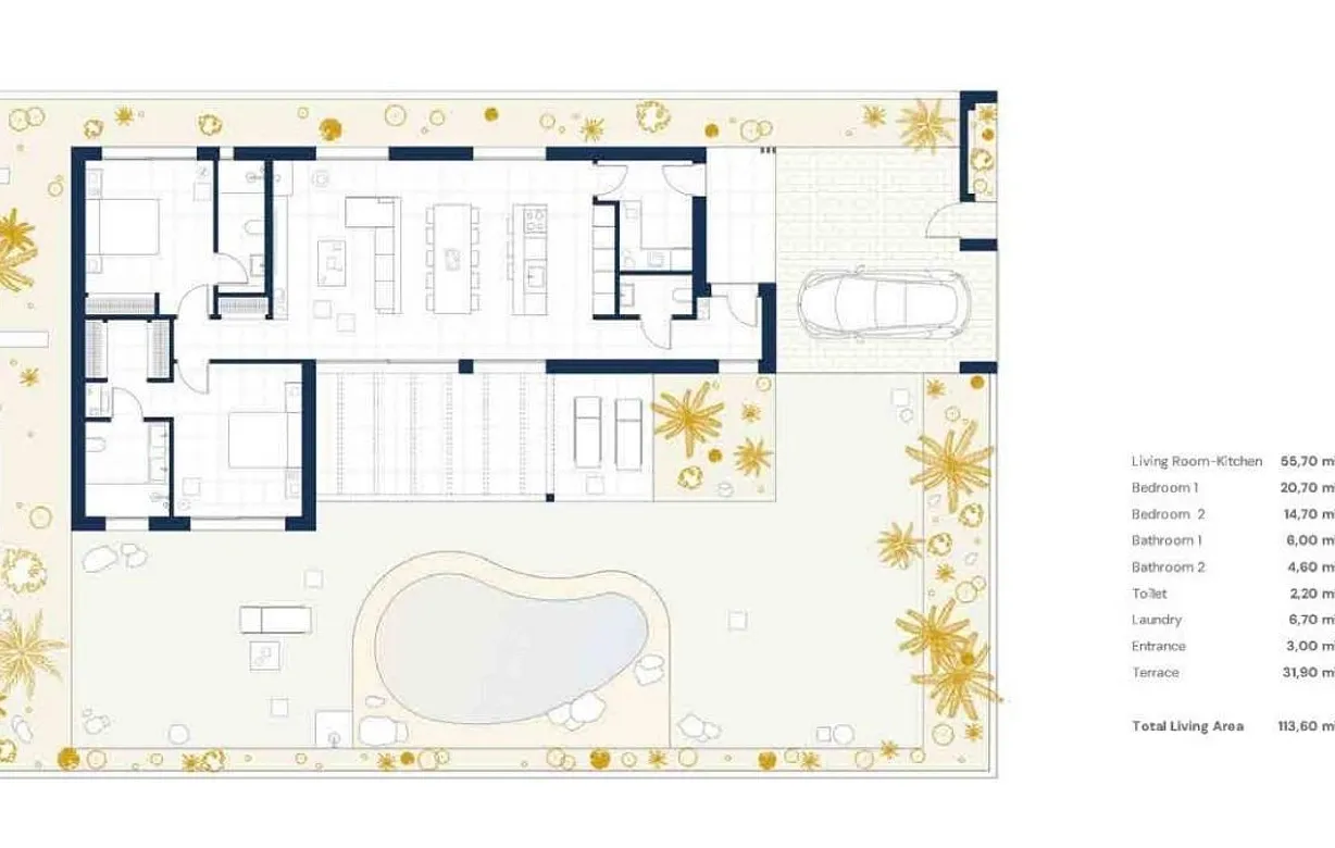 2 bedroom villa for sale - Bentley Hurst