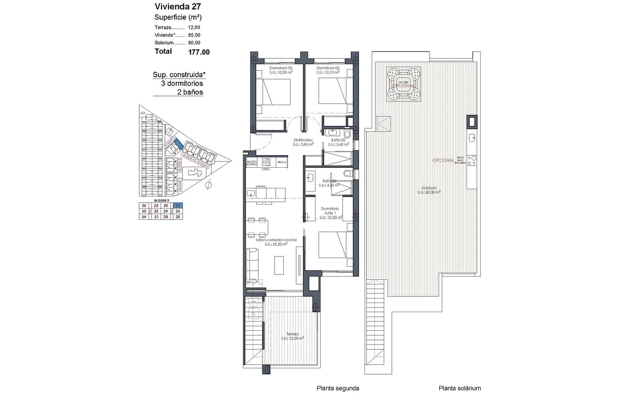 3 bedroom penthouse for sale - Bentley Hurst