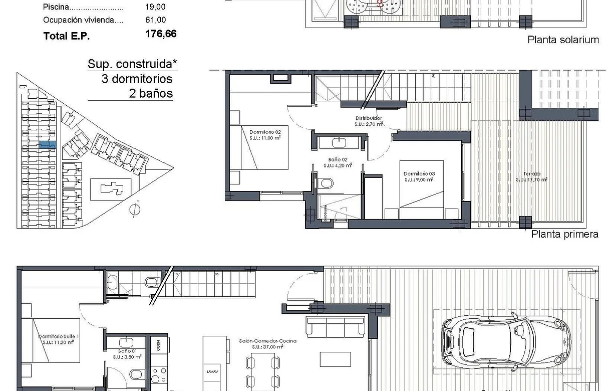 3 bedroom townhouse for sale - Bentley Hurst