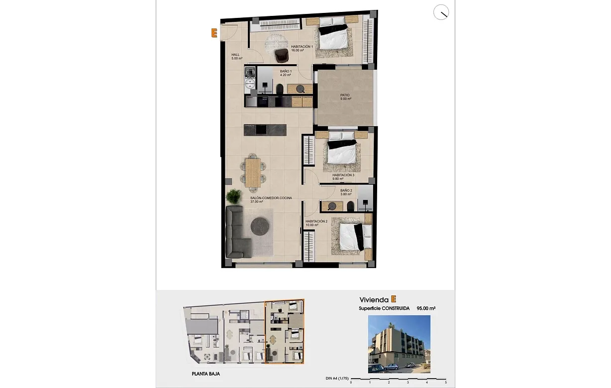 3 bedroom apartment for sale - Bentley Hurst