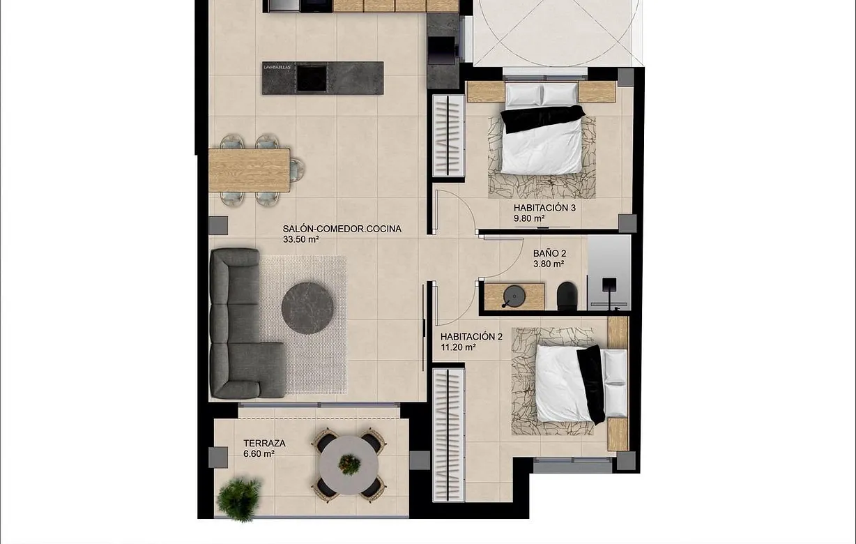 3 bedroom apartment for sale - Bentley Hurst