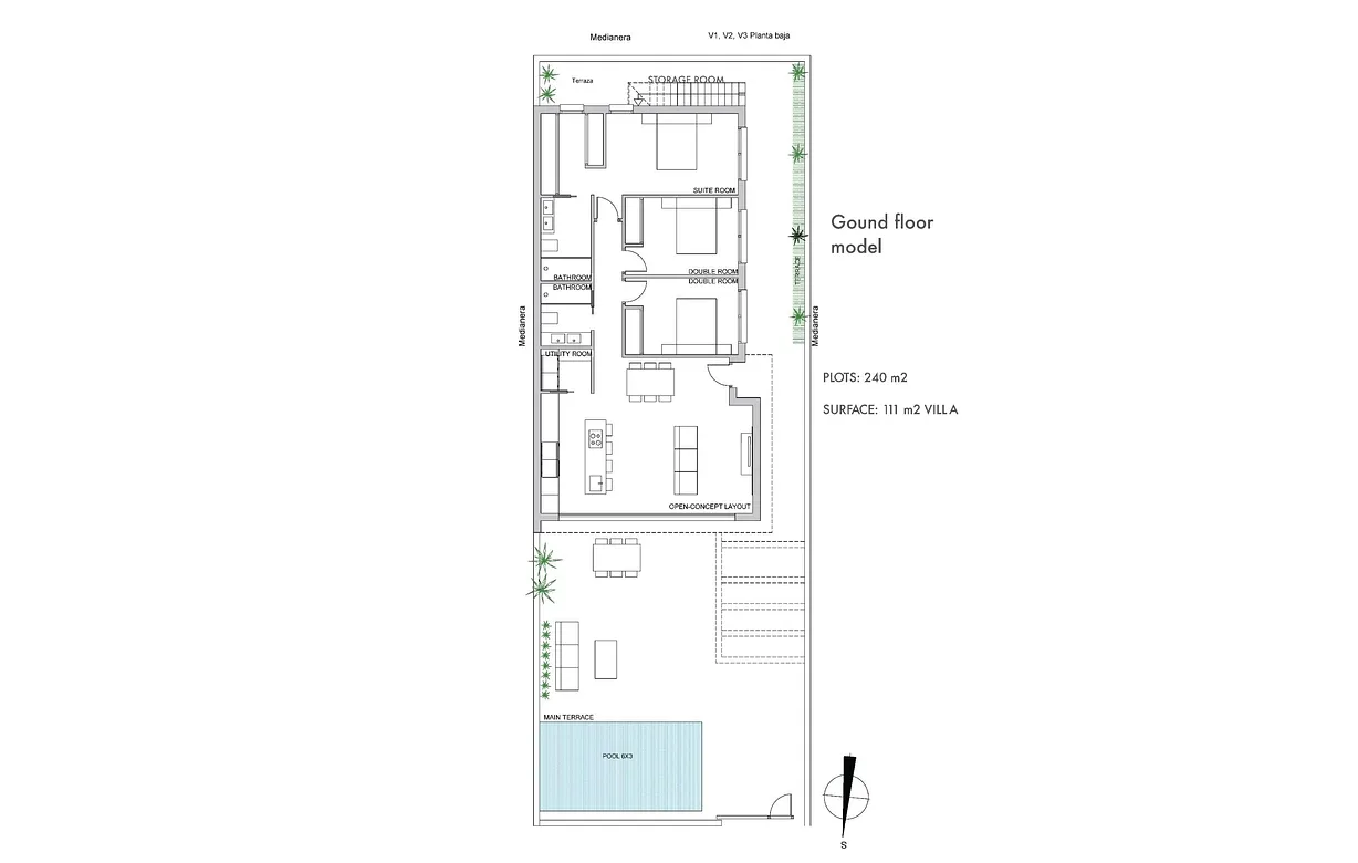 3 bedroom villa for sale - Bentley Hurst