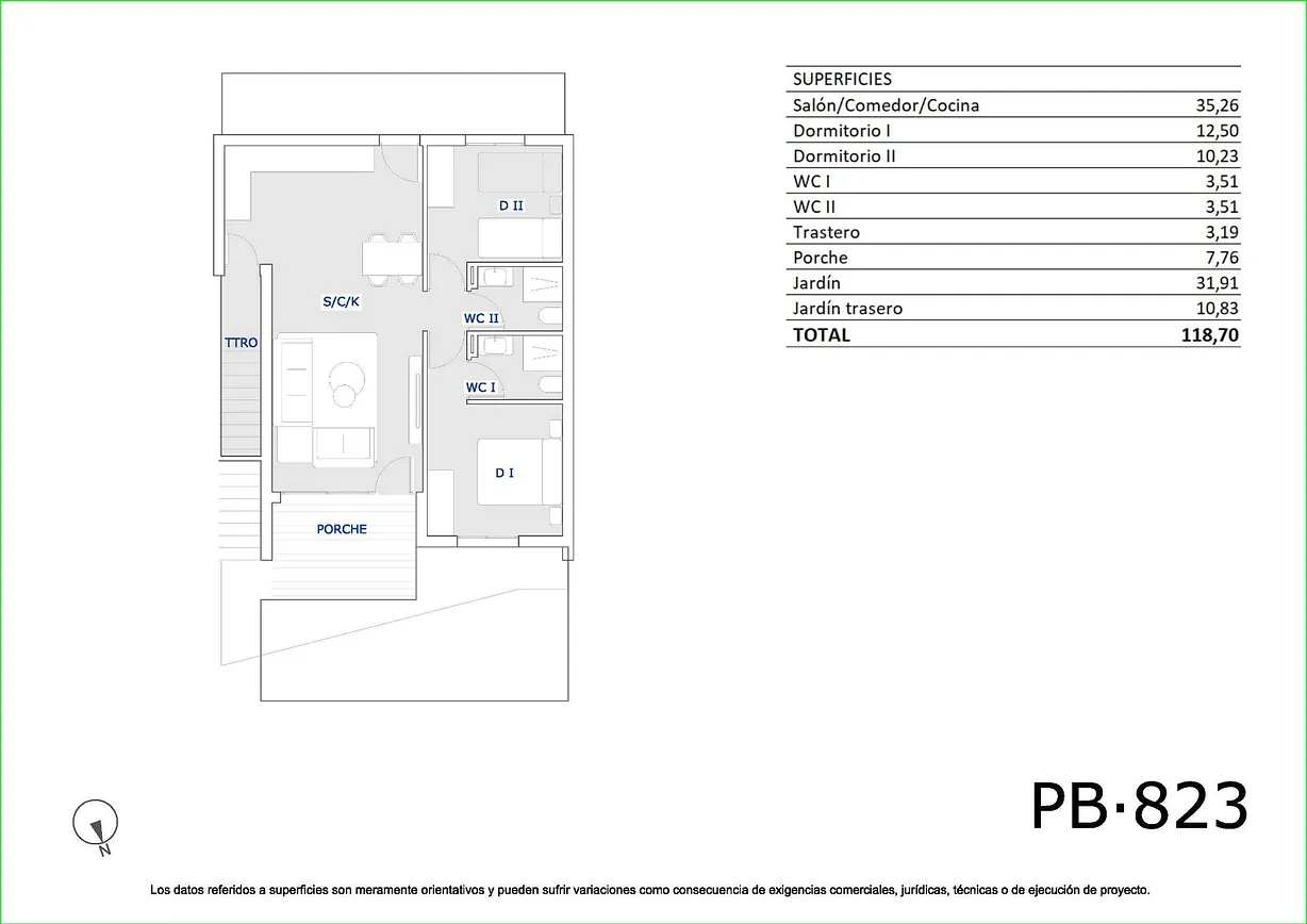 2 bedroom bungalow for sale - Bentley Hurst