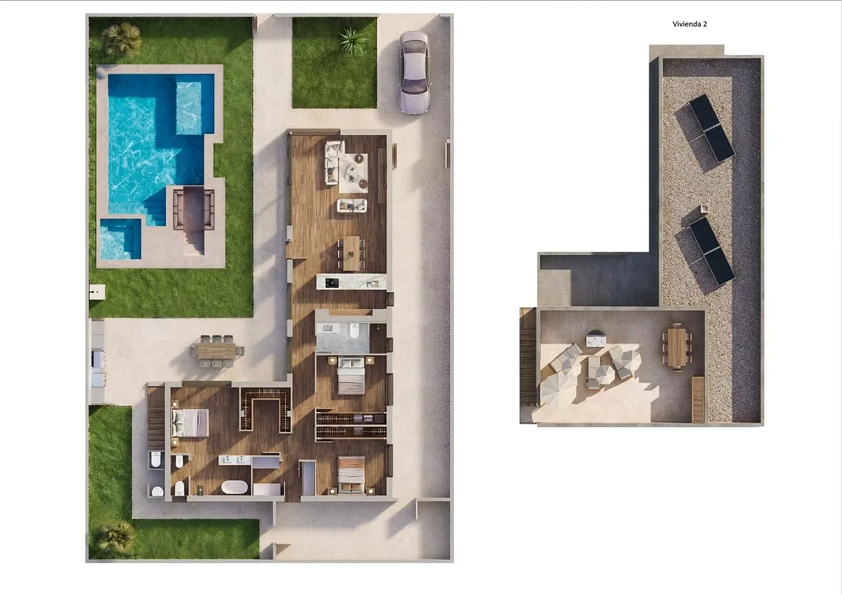 3 bedroom villa for sale - Bentley Hurst