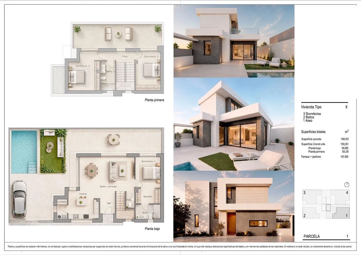 3 bedroom villa for sale - Bentley Hurst
