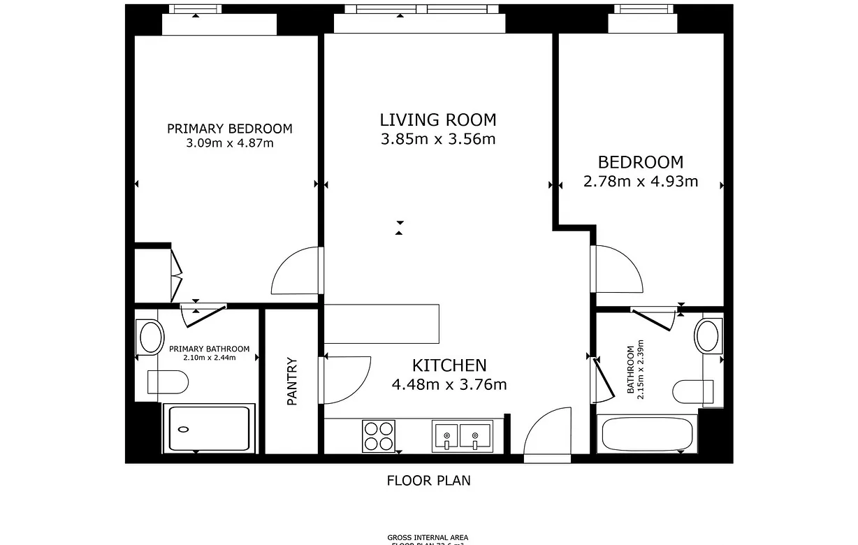 2 bedroom apartment to rent - Bentley Hurst