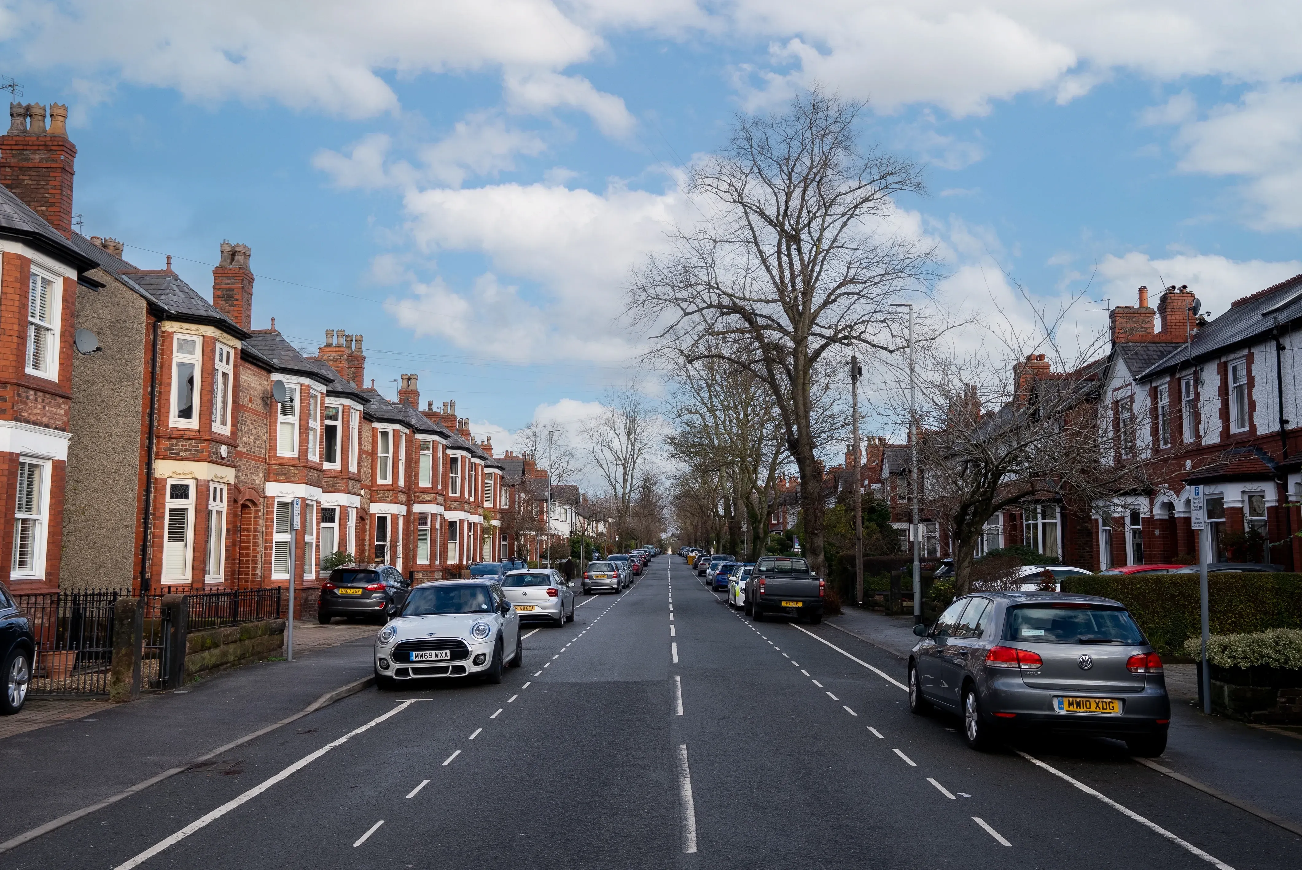 Road in Hale, Manchester